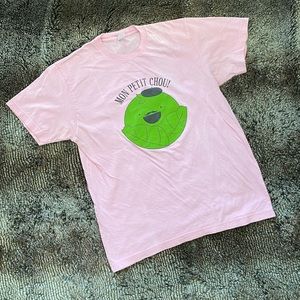 Mens size large pink tee shirt